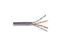 Cable UTP CCA Cat. 5e 4Px24 AWG CM – 305m – Gris